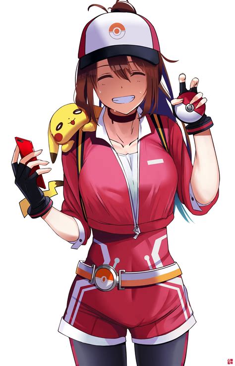 Pokemon Trainer Girl Anime Thirsty