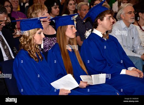 Home School High School Graduates Attend A Graduation Ceremony For