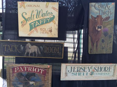 Signs Country Living Fair Tack Room Jersey Patriots