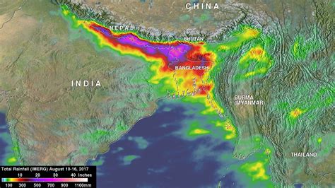 Deadly Southern Asia Flooding Rainfall Measured By Nasas Imerg