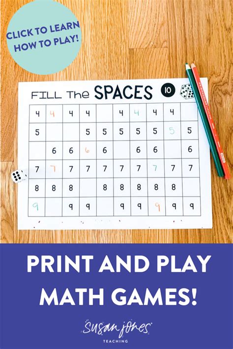 Math Games For 1st Grade Print Play Learn Play Math Math Games