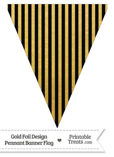 Red / black checkered windless banner advertising marketing flag. Black and Gold Foil Stripes Pennant Banner Flag | Pennant ...