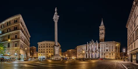 Piazza Santa Maria Maggiore Rom Foto And Bild City Italy World