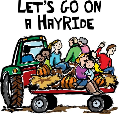 Hay Ride Coloring Pages
