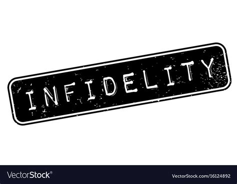 Infidelity Rubber Stamp Royalty Free Vector Image