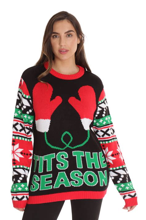 Women Active Sweaters Gingerbread Snowman Sweater With Scarf Holiday Party Sweater Dress Womens