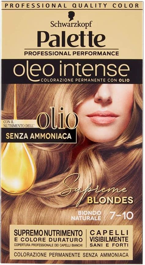 Testanera Palette Oleo Intense Colorazione Permanente Con Oli Biondo Naturale Amazon