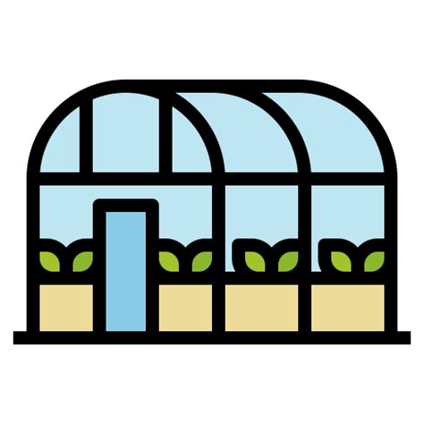 Greenhouse Free Buildings Icons