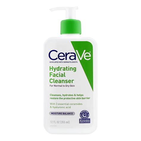 Order Cerave Hydrating Facial Cleanser Normal To Dry Skin 355ml
