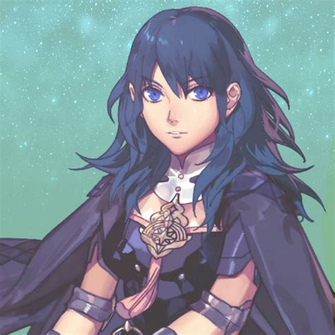 Blue Haired Anime Character From Fire Emblem