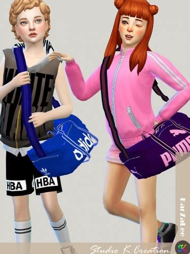 Sport Bag For Child At Studio K Creation Sims 4 Updates