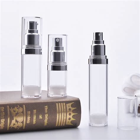 Wholesale PETG round 15ml 30ml 50ml airless cosmetic bottle-Maypak