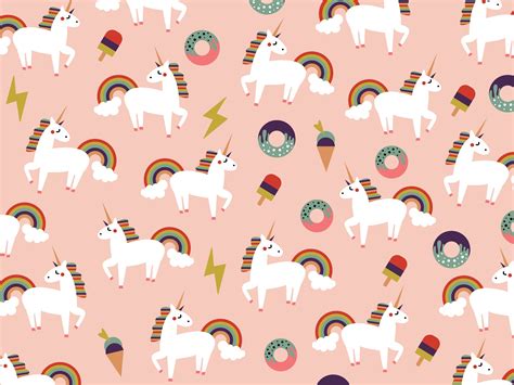 Unicorn Cartoon Wallpapers Wallpaper Cave