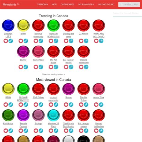Myinstants The Largest Instant Button Website Pearltrees