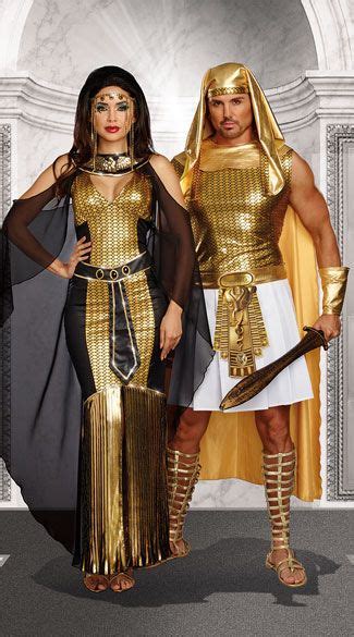 Rule The Ancient Sands In This Egyptian Queen Costume Featuring A Floor Length Mermaid Styled