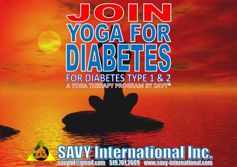 Old South Savy Yoga Yoga For Diabetes Savy International Inc