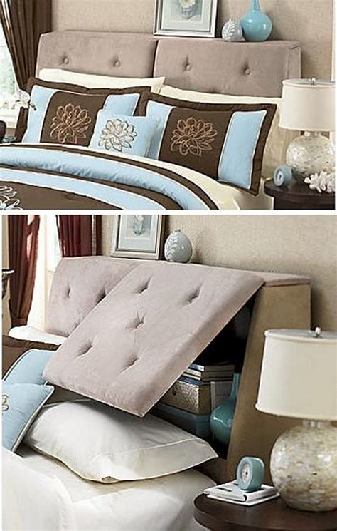 Headboard banquette seating hack … using a headboard purchased from target to create this cute banquette. 20 Cool Headboards with Storage - Noted List