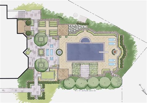 Swimming Pool Plan Design Modern Home Design Ландшафт
