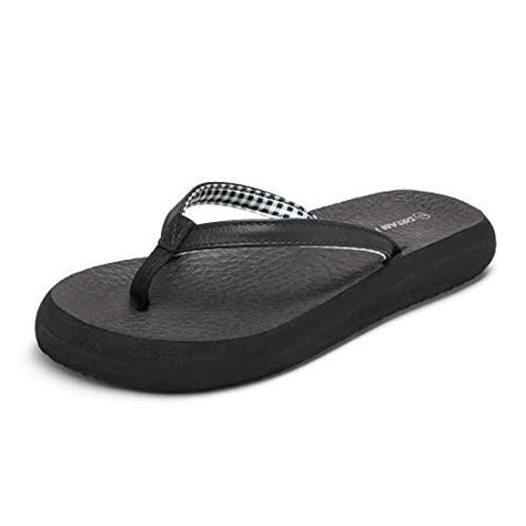DREAM PAIRS Women S Arch Support Flip Flops Comfortable Soft Cushion