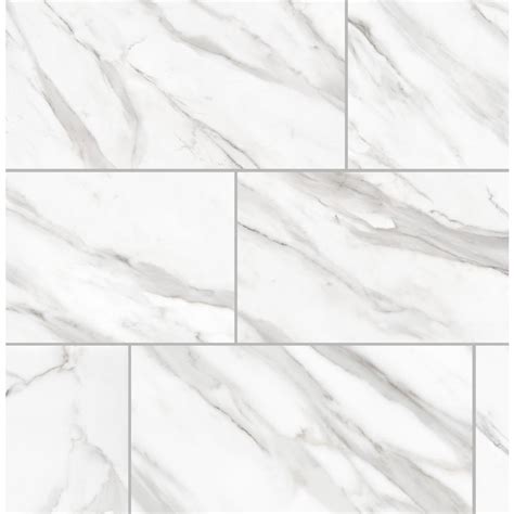 Florida Tile Home Collection Avante Bianco Marble 12 In X 24 In