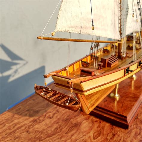 Scale 196 Laser Cut Wooden Sailboat Model Kit The Harvey 1847 Ship