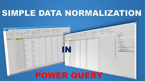 Data Normalization Normalizing Complex Excel Data In Power Query