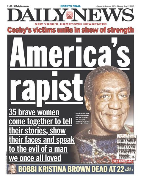 New York Daily News Calls Bill Cosby Americas Rapist Huffpost