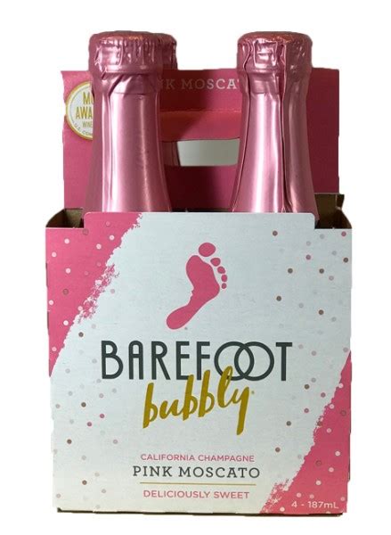 Barefoot Bubbly Pink Moscato Champagne Ubicaciondepersonascdmxgobmx