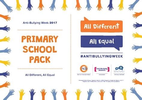 all different all equal anti bullying week resource pack scholastic shop