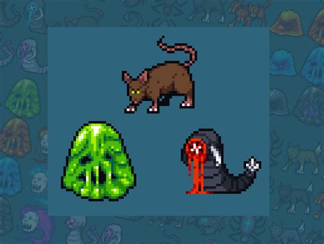 Pixel Monster Pack 2d Characters Unity Asset Store