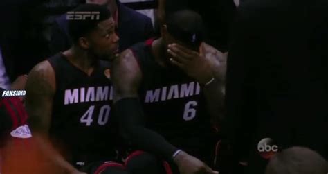 Nba Finals Is Lebron James Crying On The Bench Video