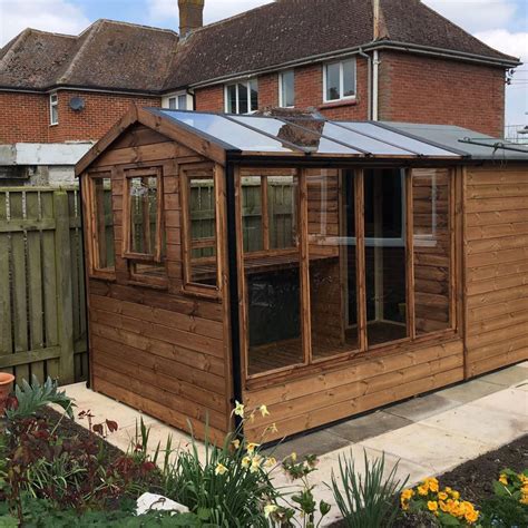 Potting Sheds With Free Installation Shed Greenhouse Combo