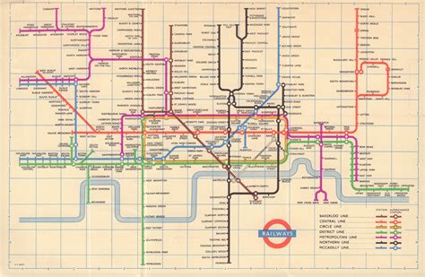 London Underground Tube Map Plan South Acton Aylesbury Ongar Harry