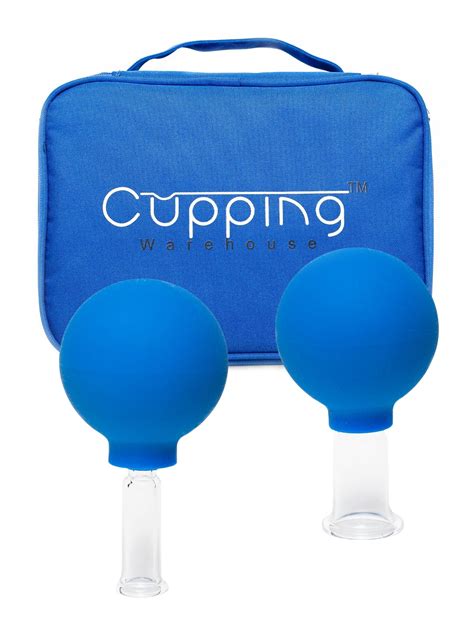 2 Glass Facial Cupping Set Face And Eye Cupping Kit Set Of 2 Glass S Cupping Warehouse®