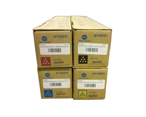 Consumables for the bizhub c280 include four toner cartridges. Konica BizHub C280 Toner Cartridge Set (Black, Cyan ...