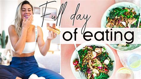 What I Eat In A Day Healthy Simple Meal Ideas Youtube