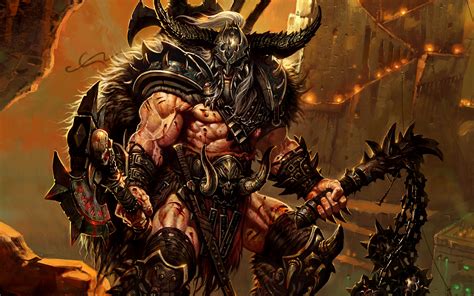Download Diablo 3 Barbarian Wallpaper 1920x1080