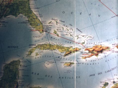 1967 Dec Map Of Florida Cuba And Haiti Robert Douglas Flickr