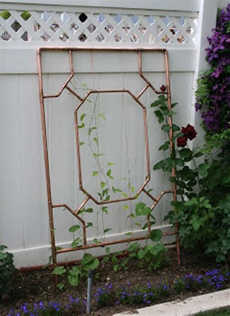 Copper Trellises Ideas For Garden Wall Trellis Garden Trellis
