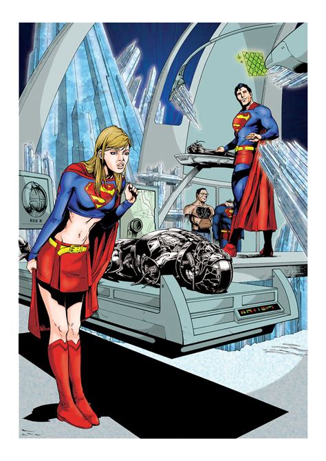Coloring Supergirl Art By Gary Frank
