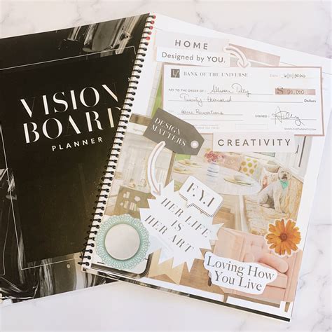 Vision Board Planner Vision Board Journal Lovet Planners