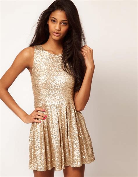 Gold Sequin Dress Picture Collection