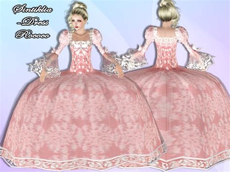 The Sims Resource Sintiklia Dress Rococo
