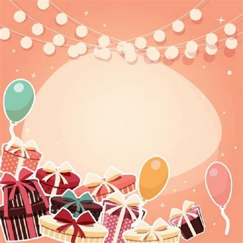 Happy Birthday Invitation Card With Photo Background Design Stiker