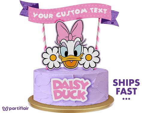 Daisy Duck Cake Topper Etsy