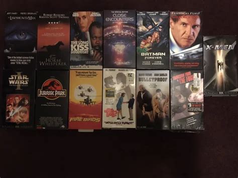 lot of 13 vintage vhs 80s 90s mixed tapes movies thriller comedy action drama 14 99 picclick