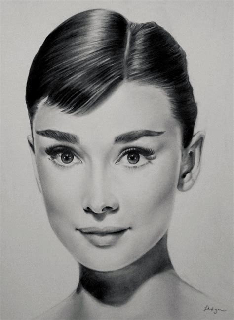 Audrey Hepburn By Luceene K Audrey Hepburn Drawing Pencil Drawings