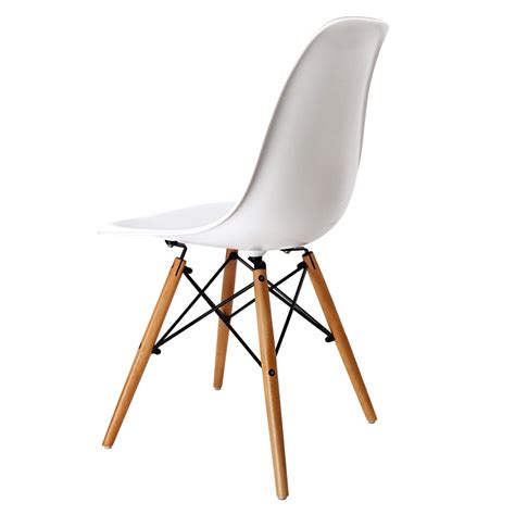 Pairs fine fabric or leather with molded wood. White Eames Replica Chairs (Set 2) | Dining Chairs | Office | Online Australia