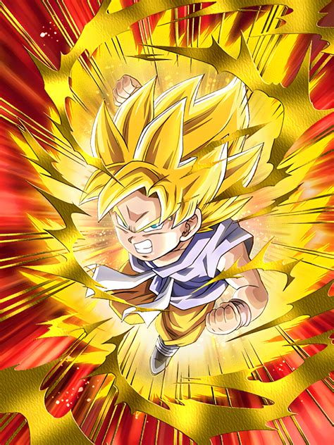 Saiyan Power Unleashed Super Saiyan Goku Gt Dragon Ball Z Dokkan