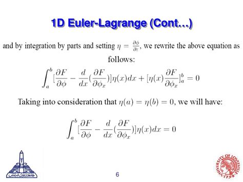 Ppt Calculus Of Variation And Euler Lagrange Equation Lecture 4